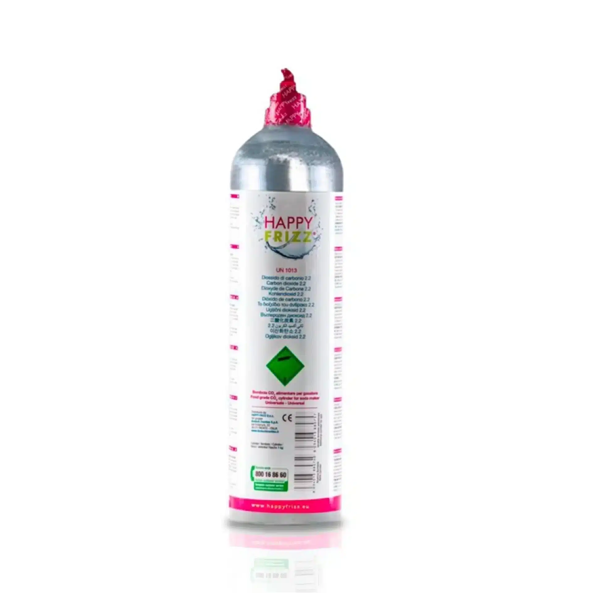 New Gas Cylinder CO₂ Refillable | 1 Kg - Universal Screw-in M11x1