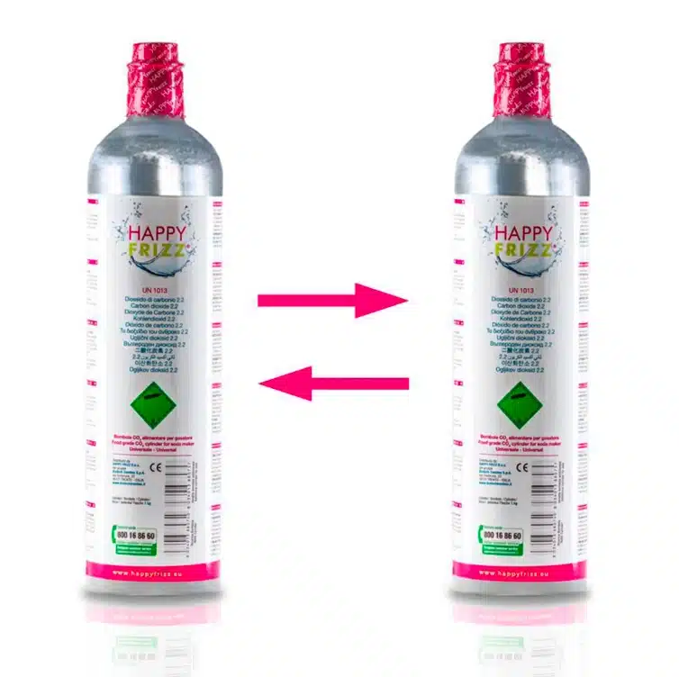 Gasnachfüllpackung CO₂ | 1 kg - ACME Universal Screw-in