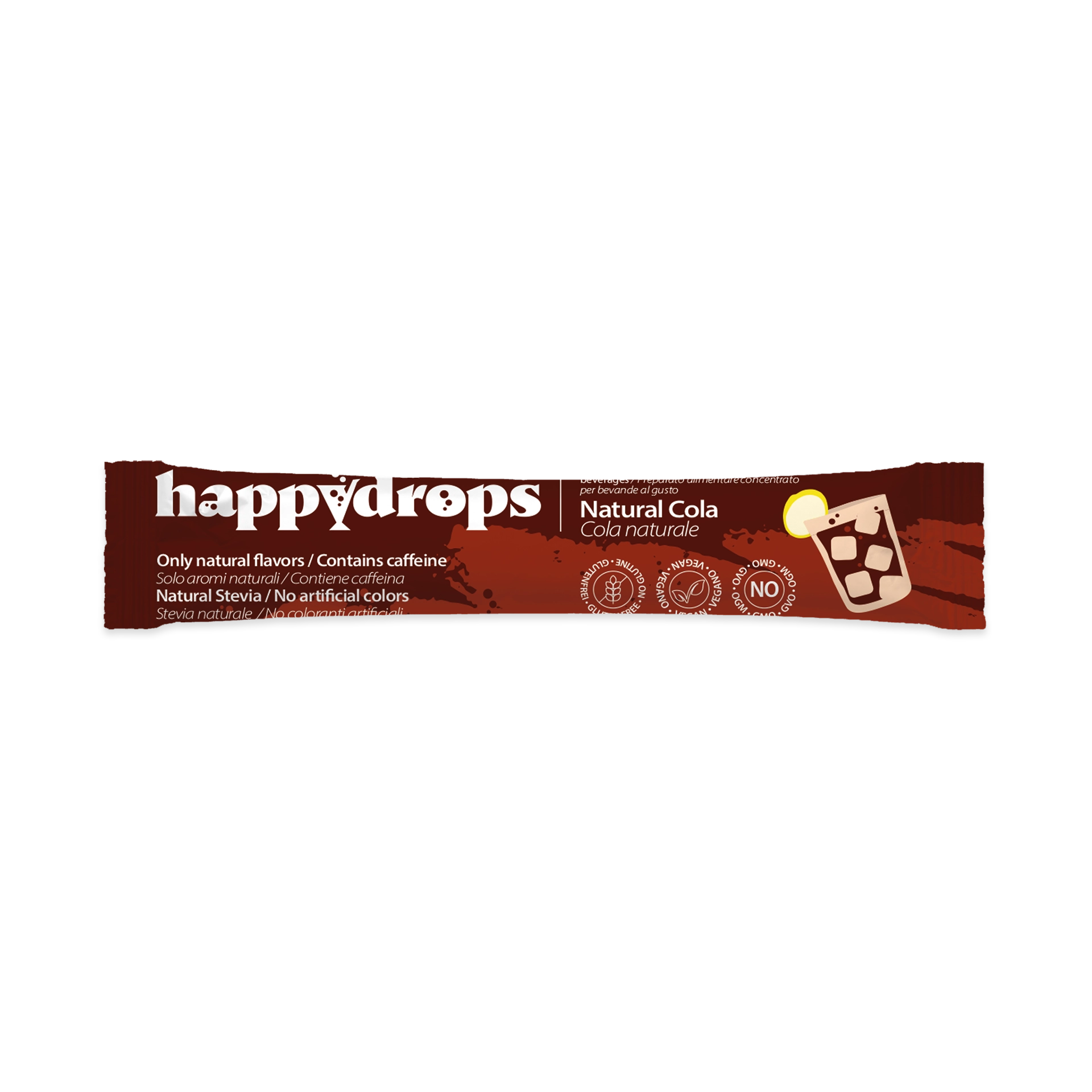 Happydrops Cola Naturale - Concentrato liquido per aromatizzare acqua (10 bustine) - Image 5